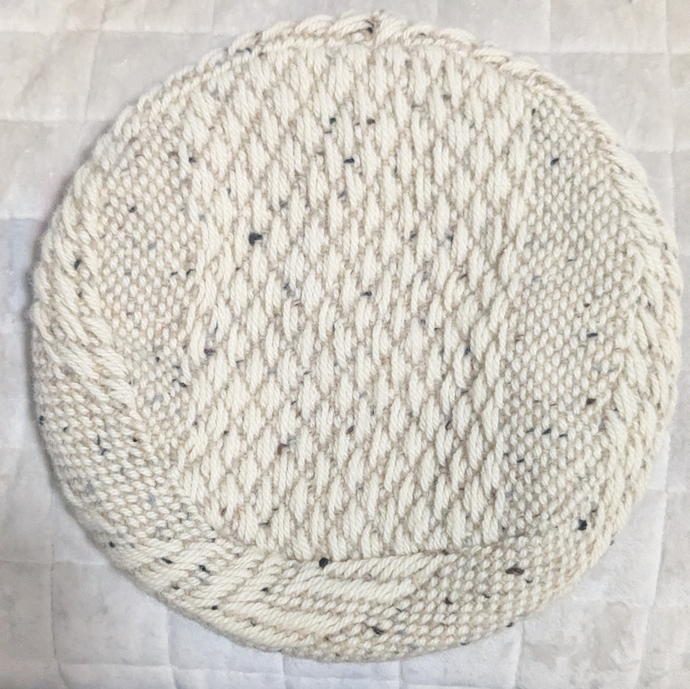 Branigan Weavers wool Neutral  Beret Vintage(4)